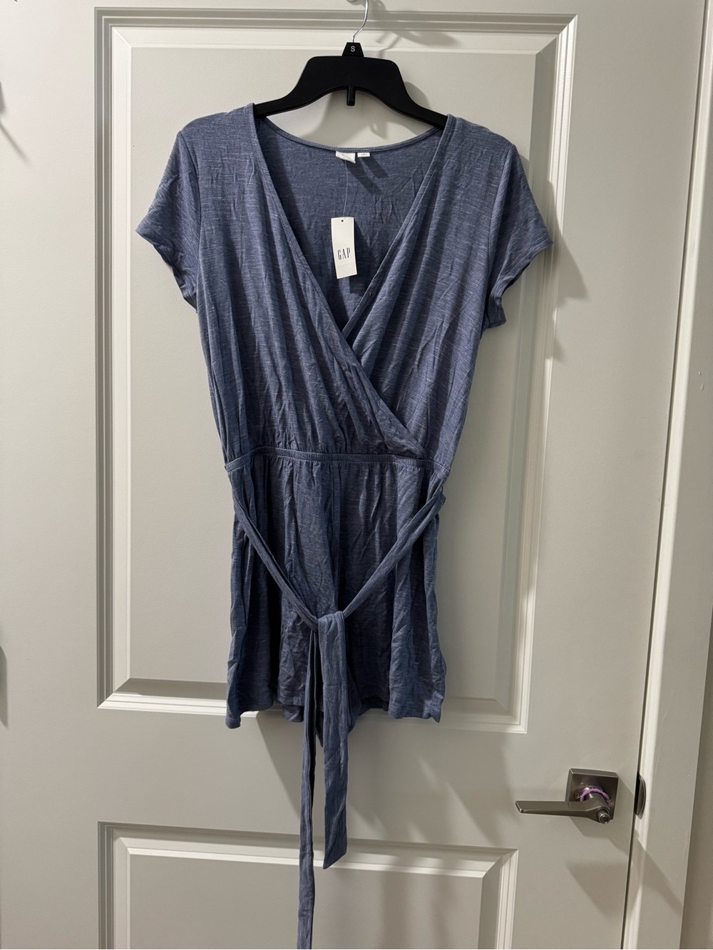 GAP Heathered Slate Blue Romper